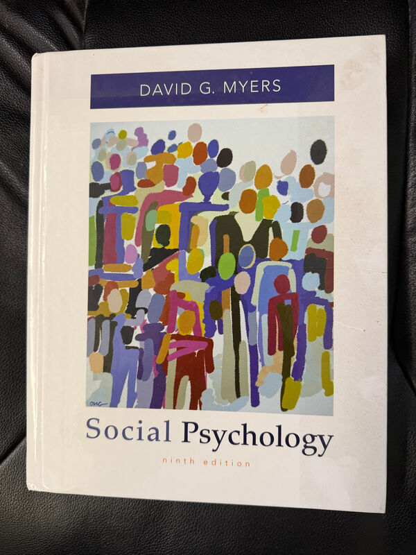 Cover of Social Psychology, 9th Edition