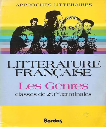 Cover of Littérature française : Les genres