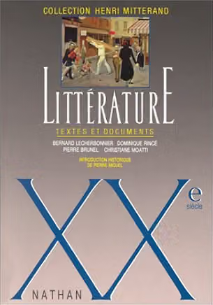 Cover of Littérature : textes et documents — XXe siècle